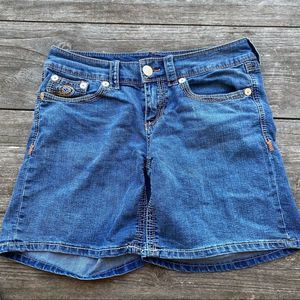 SEVEN7 Distressed 7” Jean Shorts SZ 10